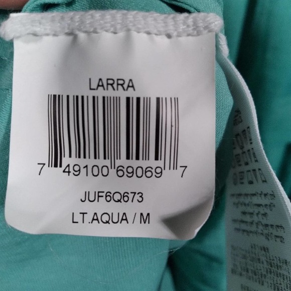 BCBGMAXAZRIA Light Aqua Smocked Lara Dress - Picture 10 of 13